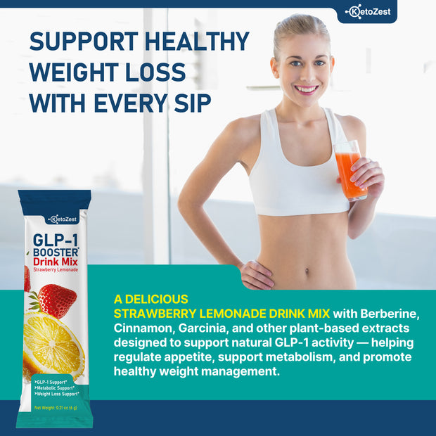 Ketozest GLP-1 Booster Drink Mix Powder