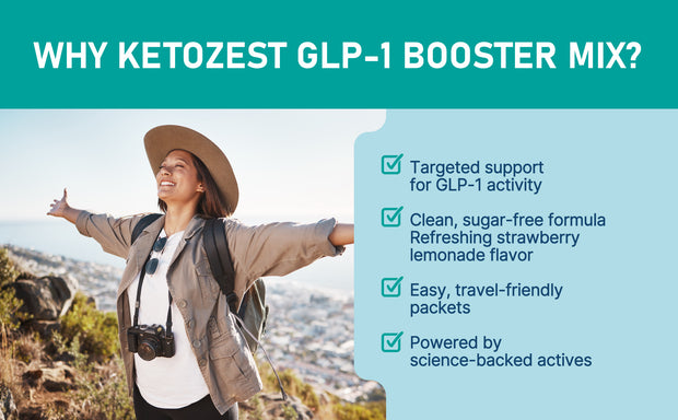 Ketozest GLP-1 Booster Drink Mix Powder