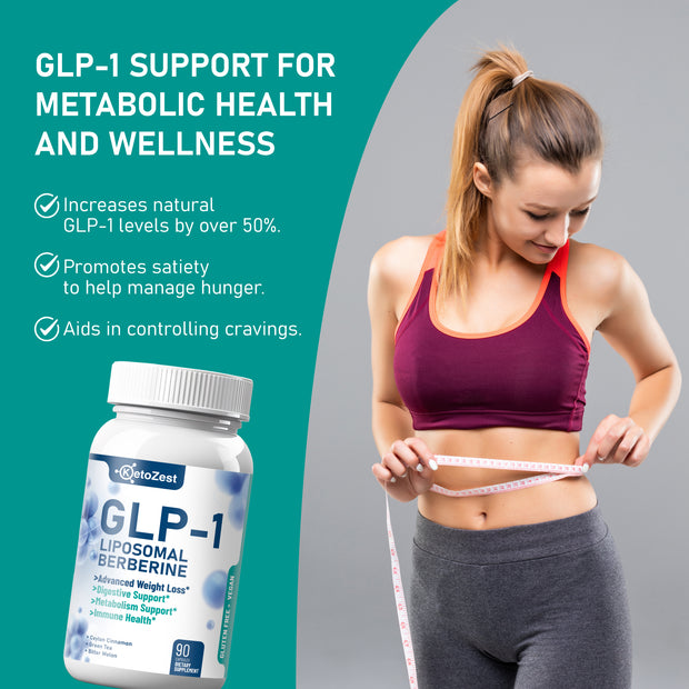 KetoZest GLP-1 Liposomal Berberine HCl Capsules