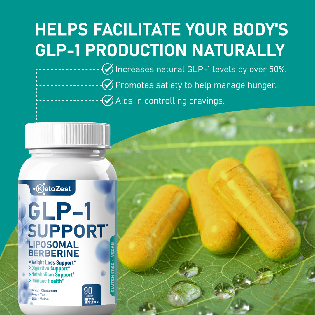 KetoZest GLP-1 Support Weight Loss Supplement Liposomal Berberine KetoZest GLP-1 Support Weight Loss Supplement Liposomal Berberine