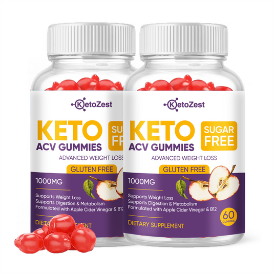 KetoZest ACV Gummies (Pack of 2)