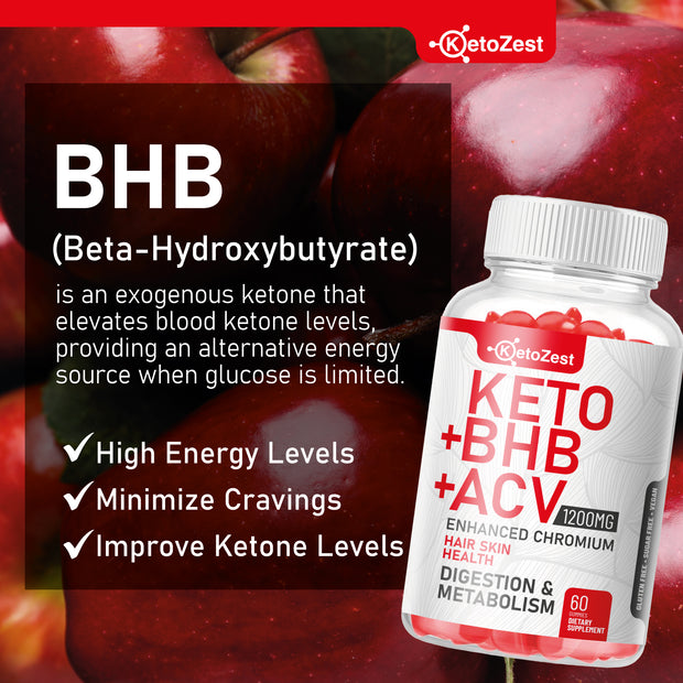 KetoZest Keto ACV BHB Gummies